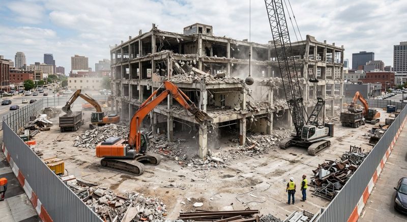 Apartment Demolition in Katy, TX