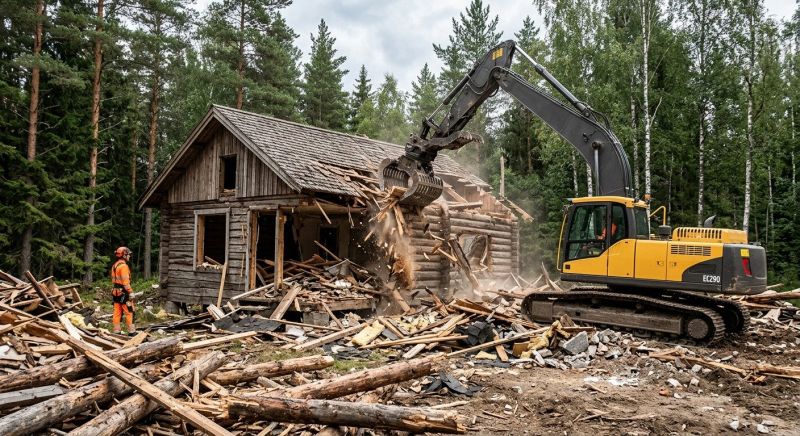 Cabin Demolition in Houston, TX