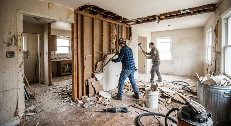 Interior Wall Demolition in Sacramento, CA