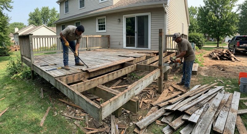 Pool Deck Demolition in Bergen County, NJ