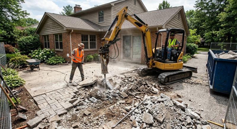 Sidewalk Demolition in Sacramento, CA